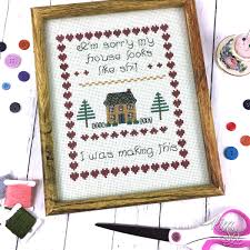 Tell your guests that you wish them the very best in their bathroom.undertakings. How To Update And Restitch Cross Stitch Samplers The Kim Six Fix