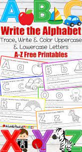 More images for teaching kids how to write alphabet free printable » Letter Writing Practice Free Printables