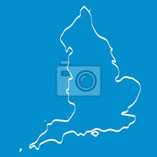 Europa umriss stockvektoren, lizenzfreie europa umriss europakarte die karte von europa. Weiss England Karte Umriss Grafik Freihandzeichnen Auf Blauem Leinwandbilder Bilder Europa Grossbritannien Freihandig Myloview De