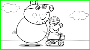 Check spelling or type a new query. Peppa Pig Peppa Learns How To Ride A Bike Coloring Page Coloring Book Video For Kids Youtube