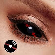 Image result for black sclera contacts
