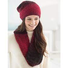 Lion Brand Scarfie Effortless Hat Cowl Crochet Hats Crochet Scarfie Yarn