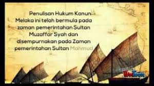 Hukum kanun melaka ini telah diteruskan namun diberikan sedikit perubahan (r.o. Alpharad Sub Count Chu Kanun Melaka Perlembagaan Tanah Melayu Objektif Kajian Hukum Kanun Melaka