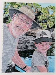 Seeing Friends Coming 8x11 acrylics. As always my paintings are available.  :)