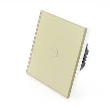Black Glass Panel Led On Off Touch Light Switches