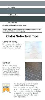 custom grout color chart new custom building products from