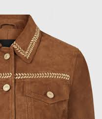 Maybe you would like to learn more about one of these? Allsaints Uk Womens Delvy Suede Trucker Jacket Washed Sand Brown