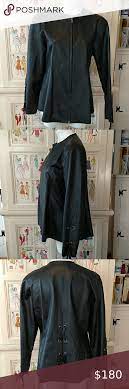 Glen Arthur For Chester Leather And Lace Jacket In 2021 Lace Jacket Leather And Lace Black Leather Jacket