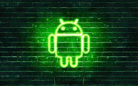 Android logo, robot, abstraction, operating system, apple, google. Download Wallpapers Android Green Logo 4k Green Brickwall Android Logo Brands Android Neon Logo Android For Desktop Free Pictures For Desktop Free