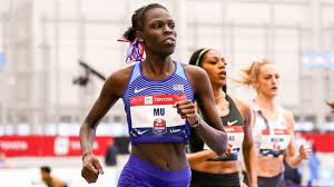 Olympic trials in eugene, oregon on sunday night, running an olympic trials record 1:56.07. Athing Mu Wins The Women S 800m In Her Olympic Debut Thompson Herah Gets The Double Double Canadian Running Magazine
