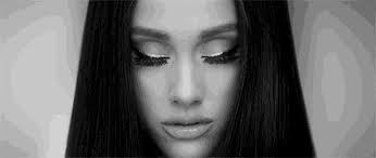 Ariana Grande Black And White GIF