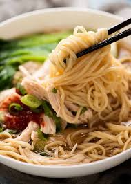 For a wholesome dinner, make the following dishes. Chinese Noodle Soup Recipetin Eats