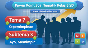 Demikian pembaca latihan soal ulangan harian tematik kelas 5 tema 7 subtema 3 peritsiwa mengisi kemerdekaan buku kuirikulum 2013 sesuai dengan buku siswa edisi revisi terbaru. Ppt Soal Tema 7 Kelas 6 Subtema 3 Ayo Memimpin Bimbel Brilian