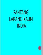 Malaysia kaya dengan pelbagai kaum. 3 Kepercayaan Dan Pantang Larang Masyarakat India Ppt Pantang Larang Kaum India Aspek Perkahwinan A Selepas Bertunang Bakal Pengantin Lelaki Tidak Course Hero