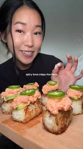 I just LOVE this sushi hack!! Would you make this for your valentine? NOTE:  you can use the top of an egg carton in place of an ice cube tray.  Ingredients: 6