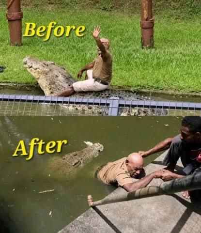 💔 TRAGEDY AT ADVENTURE PARK A crocodile handler has tragically died after  being attacked during feeding time at Adventure Park in Port Moresby on  Saturday. According to Onlookers & witnesses ,On Saturday