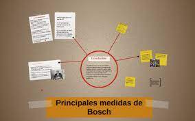 Pero el gobierno de los estados. Principales Medidas De Bosch By Alana Ventura