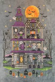 Check spelling or type a new query. Fo Haunted House From Tiny Modernist Love The Colors On This Happy Pattern Crossstitch