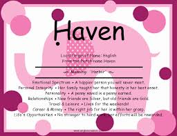 Meaning of haven in english. Haven Angies Creation Names With Meaning Emotions Personal Integrity