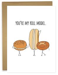 Roll Model Birthday Card Puns Punny Cards Pun Card