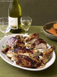 Southern Cornbread Dressed Up Chicken Recipe Food Network Recipes Popular Dinner Recipes Christmas Food Dinner