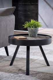 L 60cm x l60cm x h35 cm. Table Basse Ronde En Bois Et Metal Style Contemporain In 2020 Wohnzimmertische Couchtisch Industrial Couchtisch