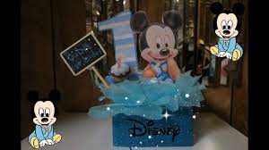 Baby Mickey Mouse Centerpiece Youtube
