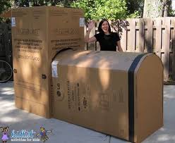 2 combining two cardboard boxes. How To Make A Cardboard Train Kidlist