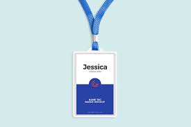 Free Name Tag Badge Mockup Name Tag Badge Mockup Name Tag Design Name Tags Event Badge Design