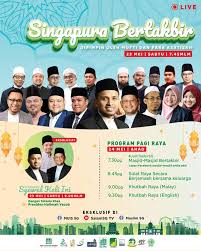 Takbiran idul fitri 2020 terbaru full bedug. No Televised Prayer Calls On Hari Raya As Religious Content Not Allowed On Free To Air Tv Mci Announces Additional Programming Singapore News Top Stories The Straits Times