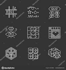 Brain puzzle logo for smart logic mind idea. Trivia Icons Vector Grafico Vectorial Imagenes De Trivia Icons Vectoriales De Stock Depositphotos