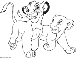 The shown is graphic intended for lion king coloring webpages print young children. The Lion King Printable Coloring Pages Disney Coloring Book Lion Coloring Pages King Coloring Book Lion King Drawings