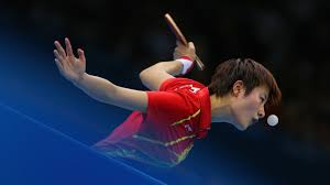 Ding Ning Of China Competes During Women S Team Table Tennis First Round Match Against Team Of Netherlands Tennis Photography Table Tennis Olympic Table Tennis