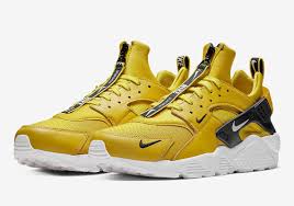 Black And Yellow Nike Huaraches 