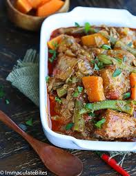 4 garlic cloves, crushed and minced; Muamba Chicken Muamba De Galinha Immaculate Bites Food African Food Chicken Flavors