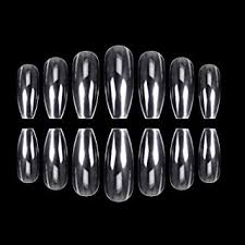 Choose from a wide range of diy nail tips and buy quality items at attractive prices. Amazon Com Ecbasket 500pcs Coffin Nails Clear Ballerina Nail Tips Acrylic Nails Full Cover False Artificial Nails 10 Sizes For Nail Salon Or Diy Nail Art At Home Beauty