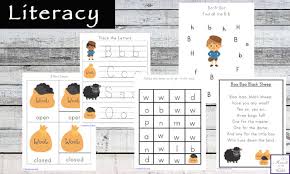 Click on the coloring page to open in a new window and print. Baa Baa Black Sheep Printable Pack Simple Living Creative Learning