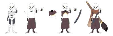 Ink!sans is the main protagonist of the truce and underverse, and the protector of all aus alike. Mye Bi Ink Sans