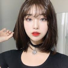 This is very cute korean hairstyle for girls with short hair that looks so awesome. Ulzzang Girl Short Hair Cute Korean Girl Ulzzang Hair Girl Hairstyles Korea Cute Gaya Rambut Pendek Rambut Pendek Gaya Rambut