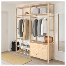 Ivar Hylle Med Hylleplater Skinner Kiste Ikea Ikea Hyller Shelves