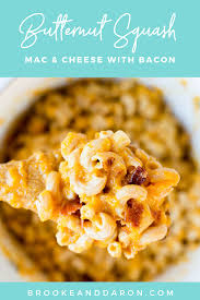 Butternut Squash Mac And Cheese Recipe With Bacon Brooke And Daron Butternut Squash Mac And Cheese Mac And Cheese Butternut Squash Mac And Cheese Recipe
