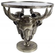 Check spelling or type a new query. Casa Padrino Designer Coffee Table Antique Bronze O 56 X H 53 Cm Round Living Room Table With 3 Decorative Bull Heads And Glass Top Living Room Furniture