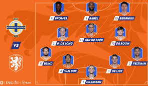Dagelijks alle oranje berichten voor jou verzameld! Opstelling Nederlands Elftal Tegen Noord Ierland 16 November 2019