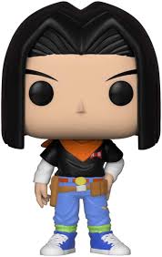 He wears a belt to hold up his blue jeans which have a tear just above the knee of the left leg. Amazon Com Funko Pop Animation Dragon Ball Z Android 17 Toy Multicolor Toys Games