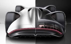 From Sketch To Prototype The Mercedes Benz Eq Silver Arrow Concept Yanko Design Mercedes World Benz Automotive Design