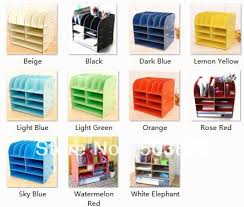 32 5 24 5 31cm New Arrival Diy Storage Office Organizer Desktop File Holder Rack 1047 Free Shippig In Diy Office Organization Desktop Organization Diy Storage