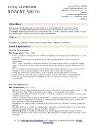 Statement of policy the university of minnesota is committed to maintaining a safe and healthy work environment. Safety Coordinator Resume Samples Qwikresume