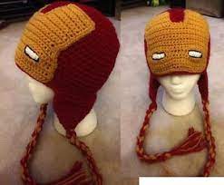 Crochet Iron Man Hat Crochet Crochet Hat Pattern Knitted Hats