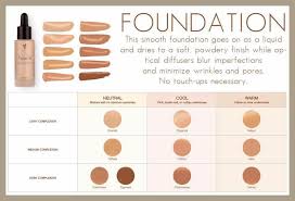 younique foundation colour match chart www