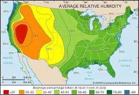 Flour And Humidity Humidity Map Low Humidity